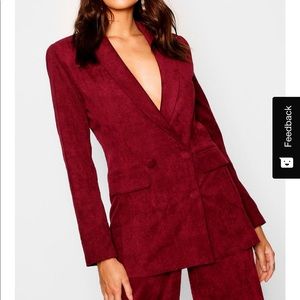 BOOHOO Corduroy Blazer